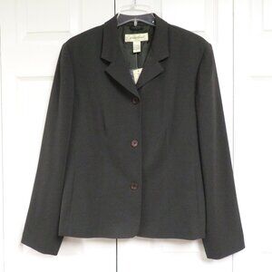 Eddie Bauer Blazer 14 Jacket Olive Green Solid